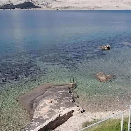 Amazing In Pag With House Sea View Lägenhet
